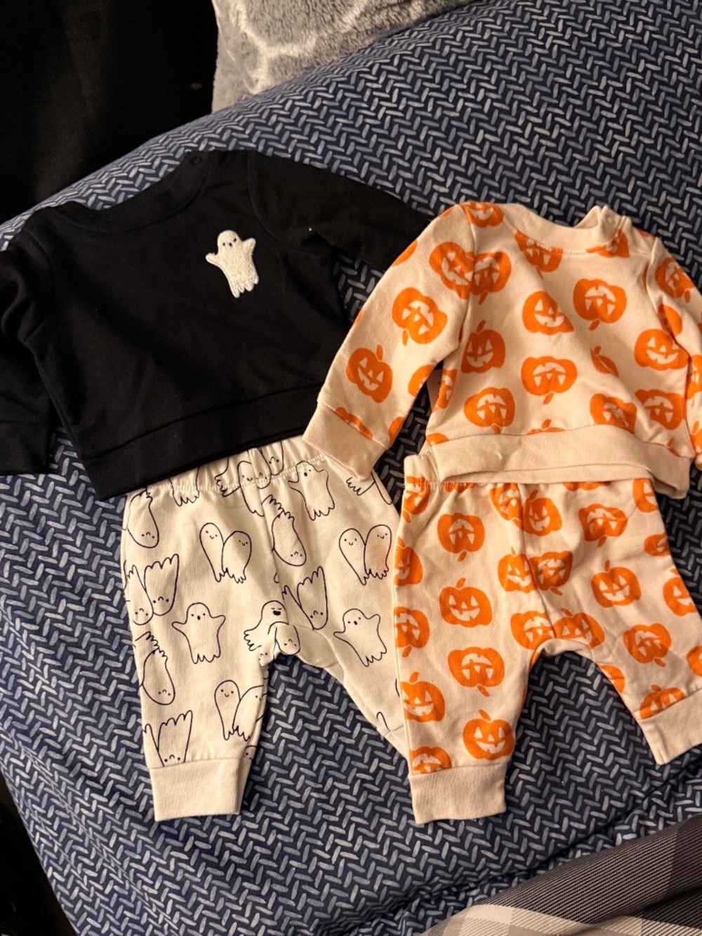Newborn Halloween sweatsuits (2 sets)